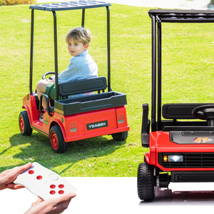 Red 12V Ride On Toy for Kids Ages 3+