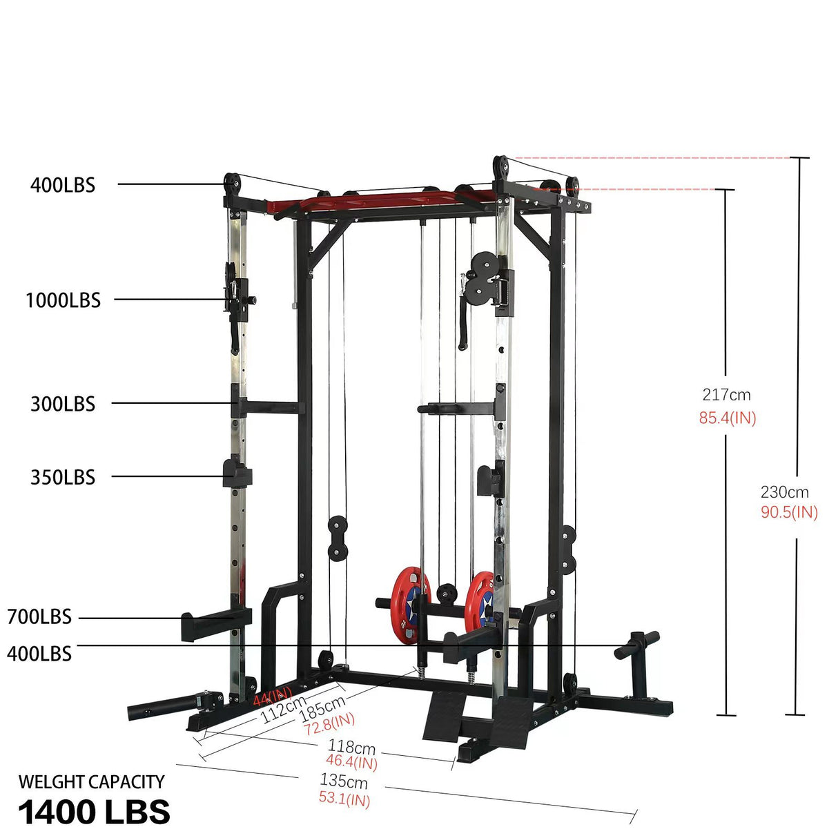 Power cage and Weight Storage Rack