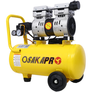 1.5HP Silent Oil-Free Air Compressor 8 Gallon