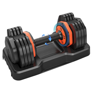 Upgrade your workout with the 55LB 5-in-1 Adjustable Dumbbell! Compact, versatile, and easy to use. Shop now at boltbuy.com for fitness made simple and efficient!