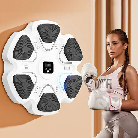 BeatStrike electronic boxing machine with LED display for interactive fitness training, perfect for home workouts at BoltBuy.com