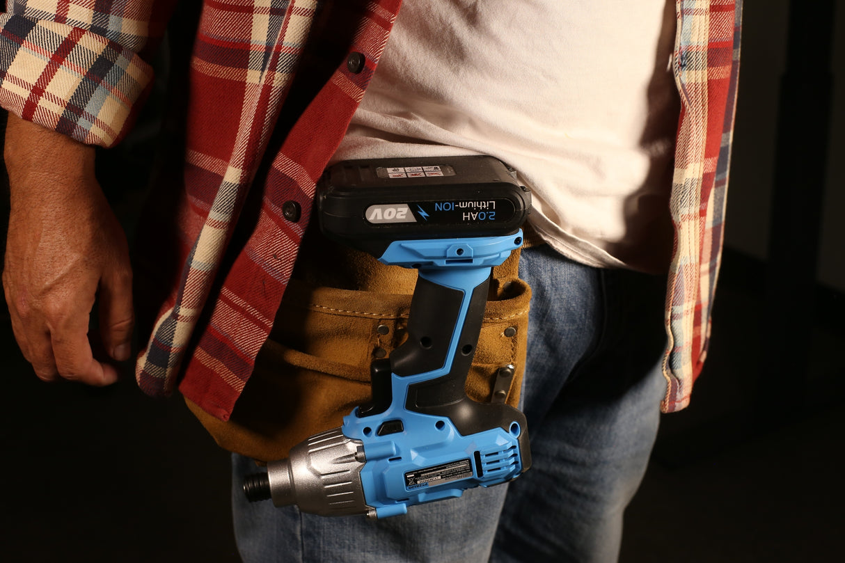 20V Cordless 2.0Ah Lithium-Ion Impact Driver 1/4" Hex Shaft