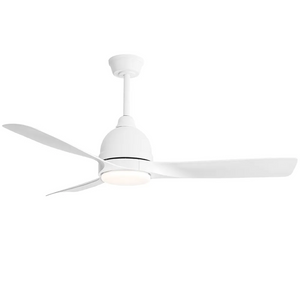 54" White ABS Ceiling Fan Smart Remote Control