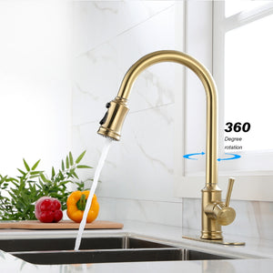 Touch Kitchen Faucet with Pull Down Sprayer