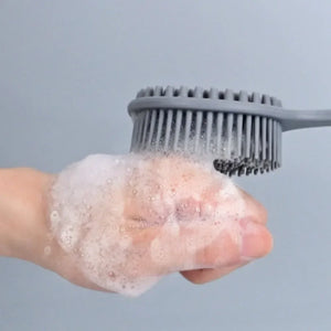 Silicone exfoliation brush for gentle and effective facial cleansing, suitable for all skin types at BoltBuy.com