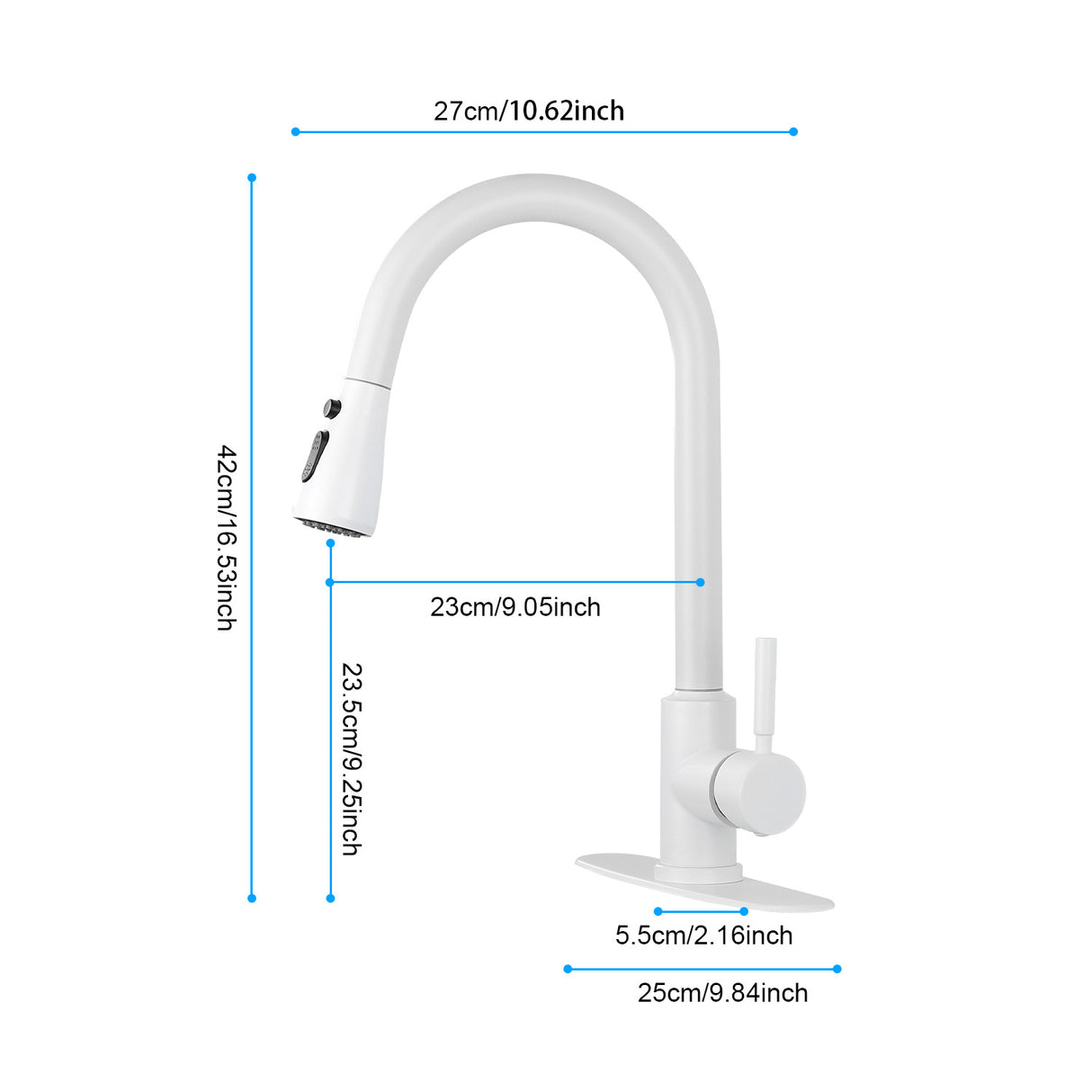 Kitchen Faucet with Pull Out Spraye