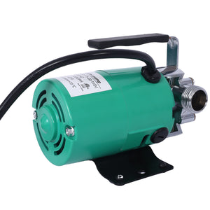 Water Transfer Pump, 115V 330 Gallon Per Hour - Portable Electric Utility Pump with 6' Water Hose Kit - To Remove Water From Garden, Hot Tub, Rain Barrel, Pool, Ponds, Aquariums, and More