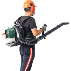 52cc 2-Cycle Gas Backpack Leaf Blower with extention tube