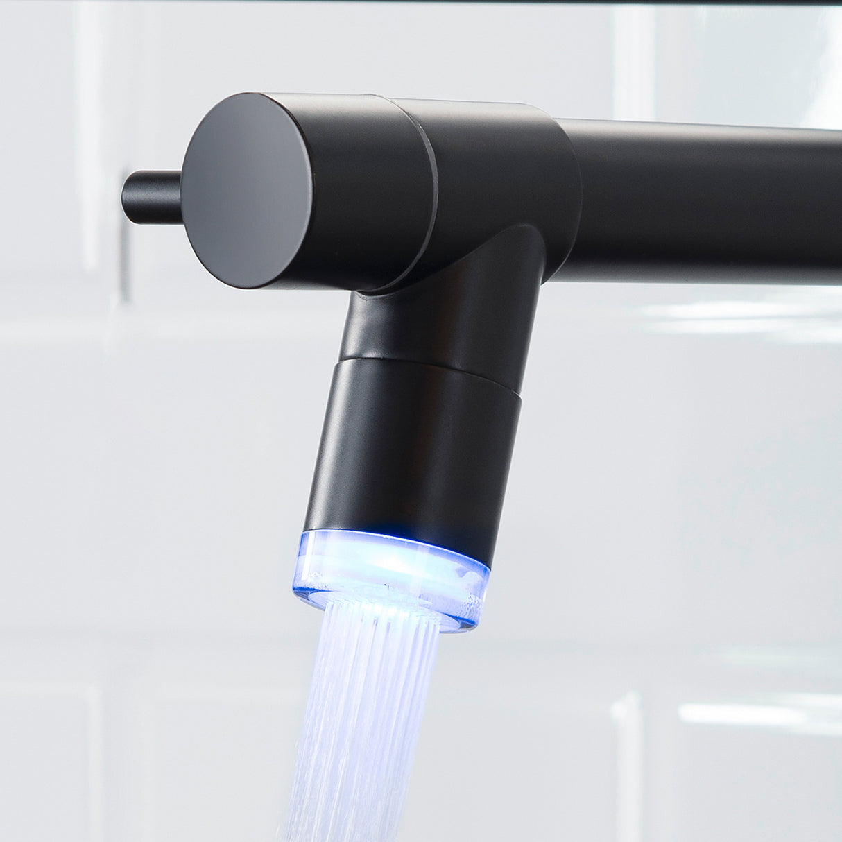 LED Commercial Kitchen Faucet with Pull Down Sprayer