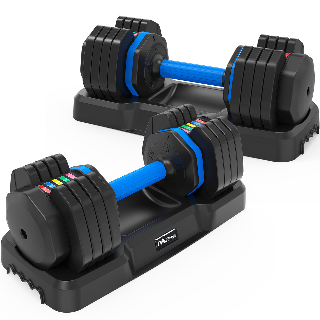 Upgrade your strength training with the 55lb x2 Dumbbell Set! Adjustable, durable, and space-saving with anti-slip handles. Shop now at boltbuy.com!