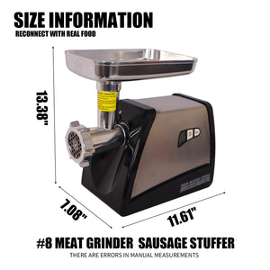 Meat Grinder & Sausage Stuffer 570 Watt