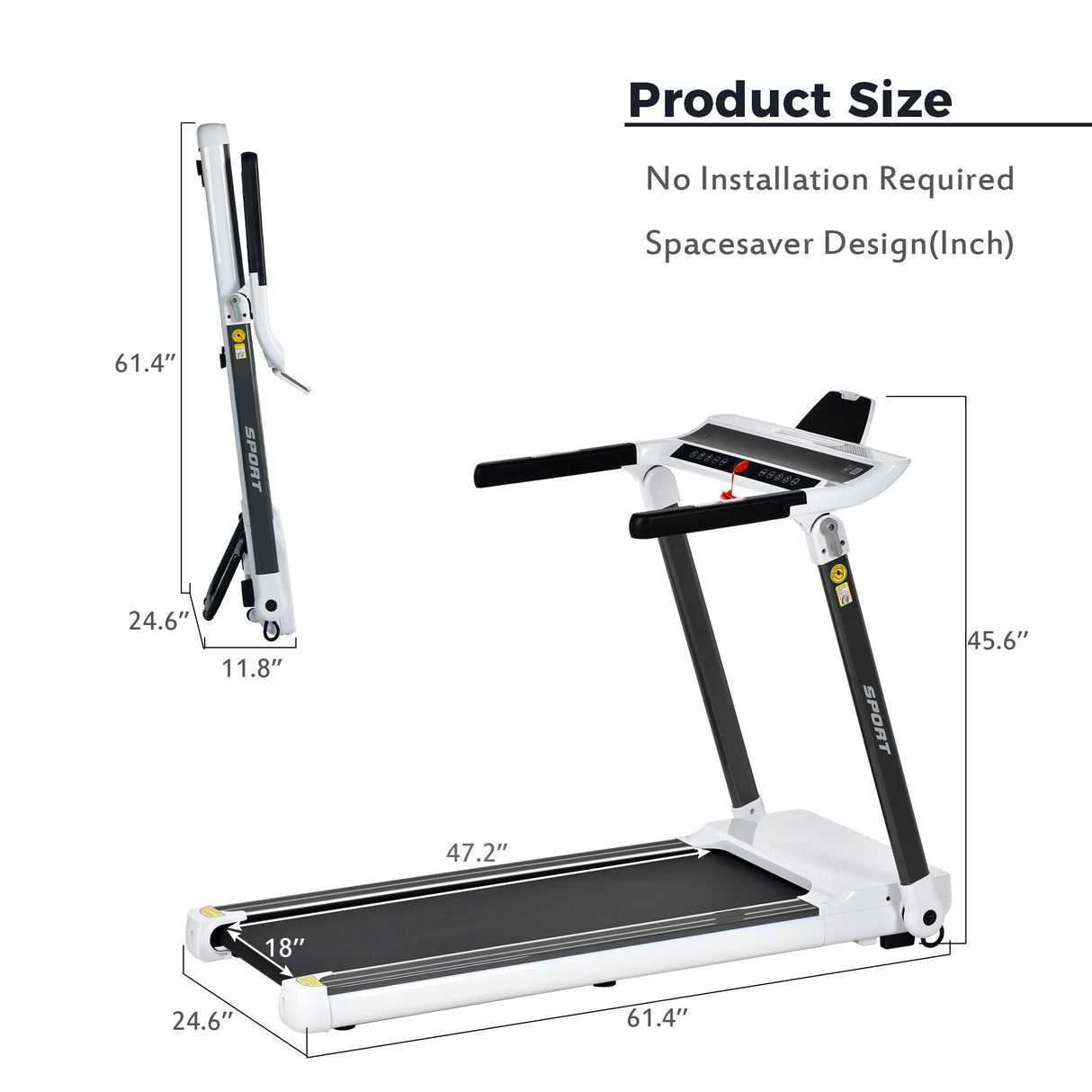 Portable Compact Treadmill