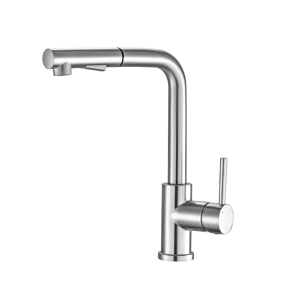 Brushed Nickel Kitchen Faucets with Pull Down Sprayer