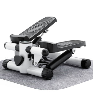 Hydraulic Fitness Stepper with Resistance Bands and Display