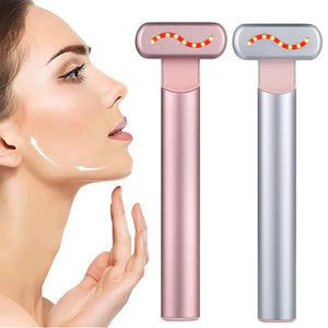 LumiLift 4-in-1 Facial Wand with red light therapy, microcurrents, and vibration massage for anti-aging and skin rejuvenation at BoltBuy.com