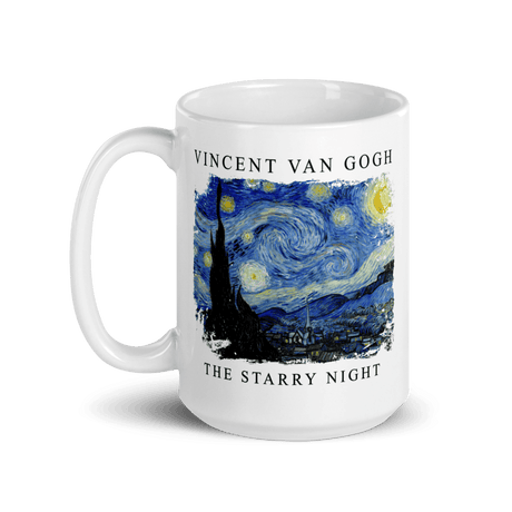 Van Gogh - The Starry Night, 1889 Artwork Mug-3